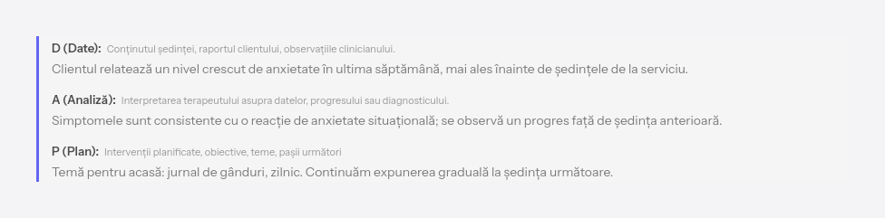 Șablon DAP