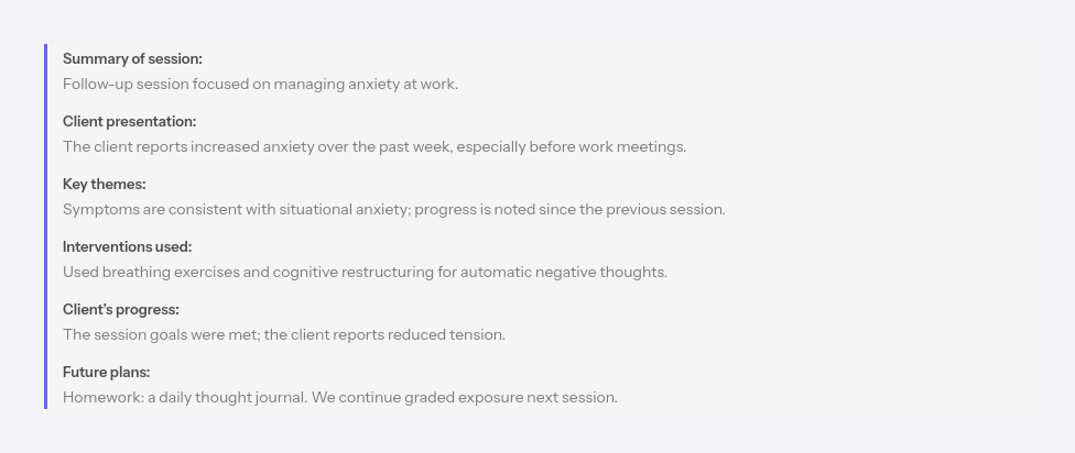 Unstructured template