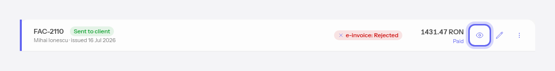 The preview button