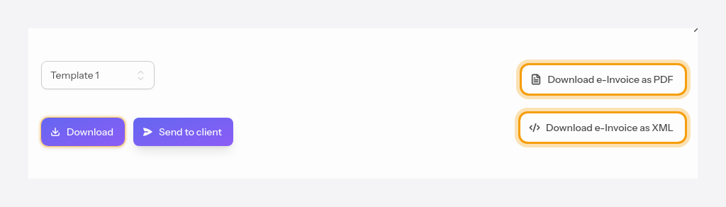 The download button in the preview